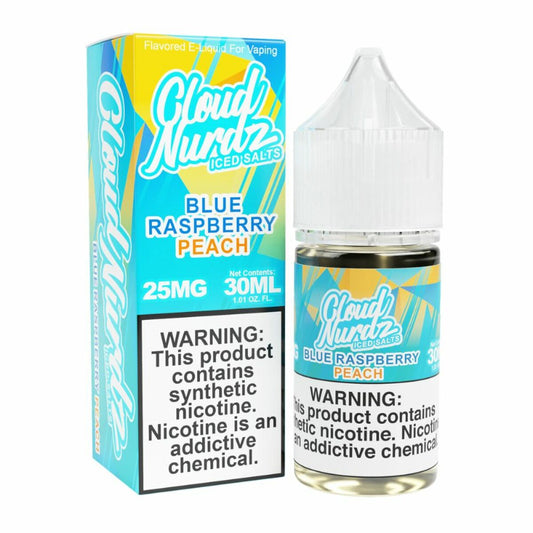 Cloud Nurdz Salt - Peach Blue Raspberry Iced