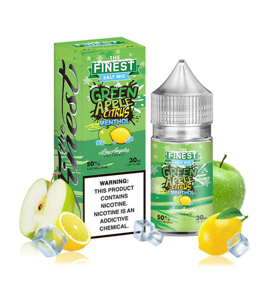 The Finest Salt - Green Apple Citrus Menthol