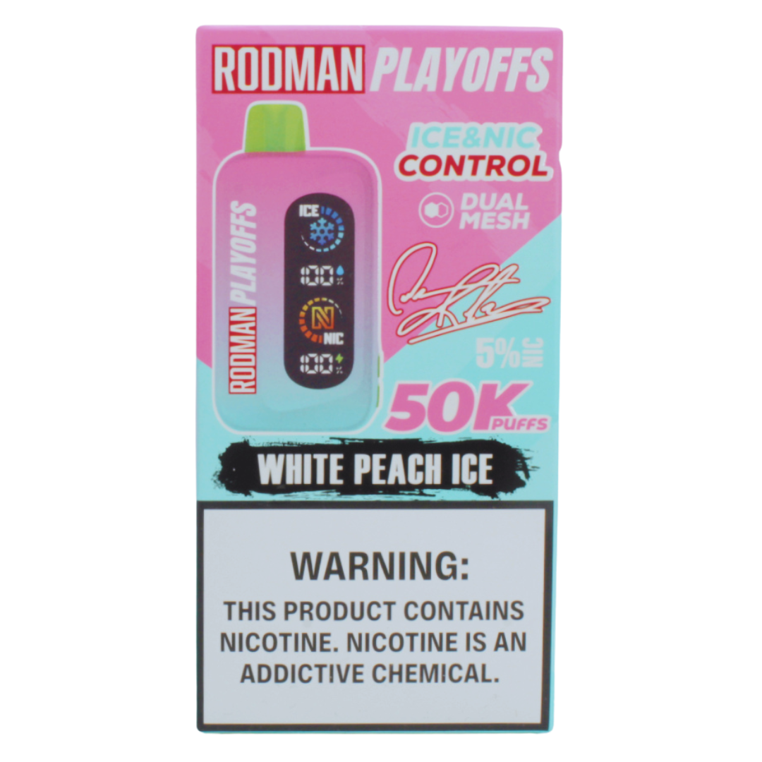 Rodman Playoffs 50k White peach Ice