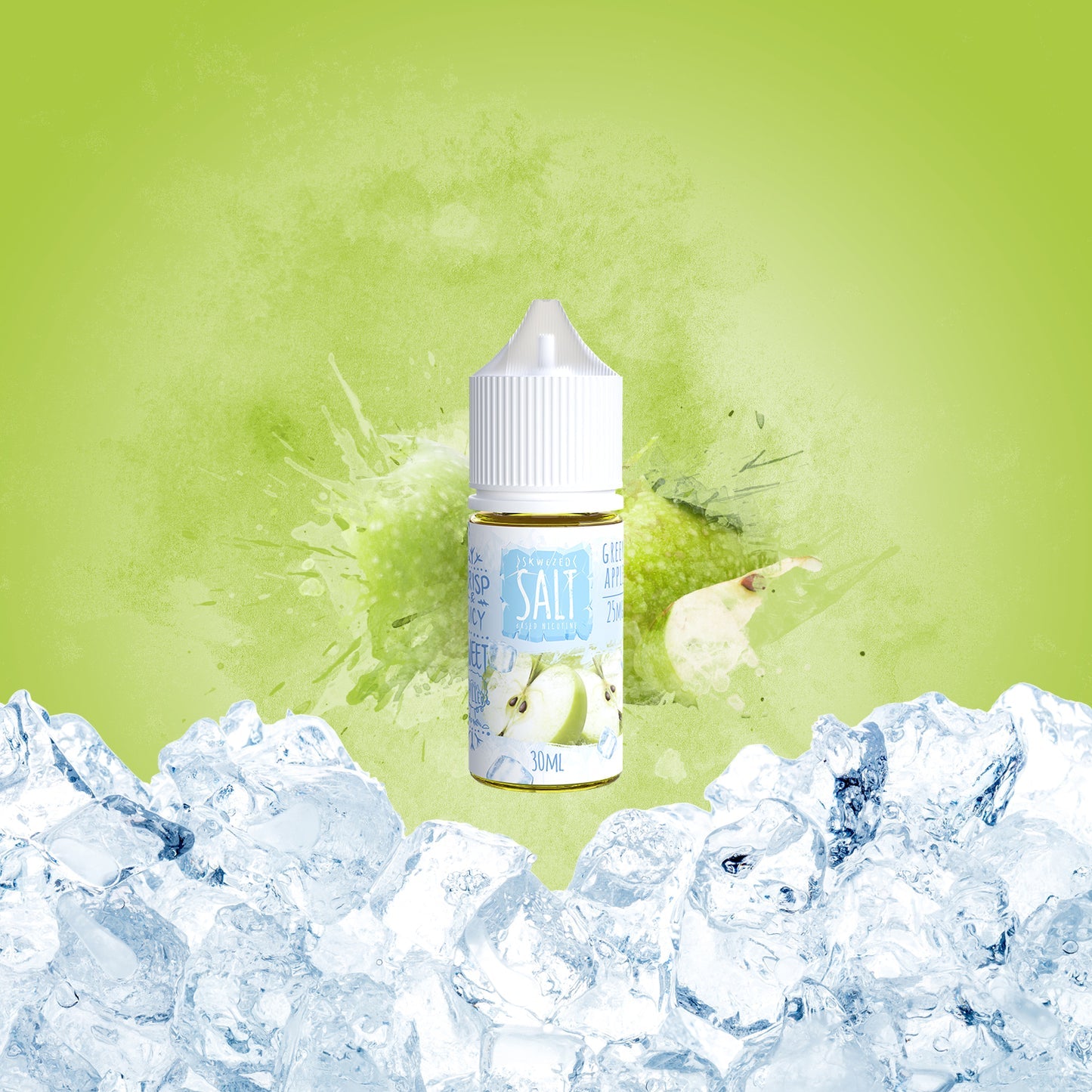 Skwezed Salt - Green Apple Ice ebreaktime.com Skwezed Salt - Green Apple Ice ebreaktime.com