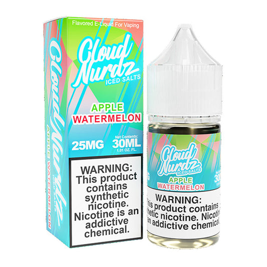 Cloud Nurdz Salt - Watermelon Apple Iced