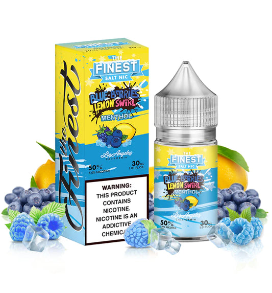 The Finest Salt - Blue Berries Lemon Swirl Menthol