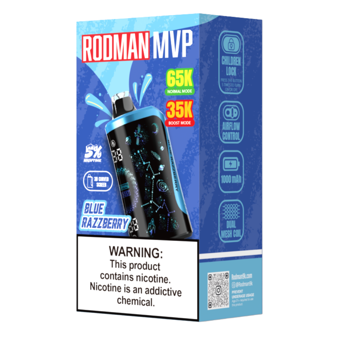 Volt Blue Raspberry Rodman MVP 65k Blue Razzberry – ebreaktime.com