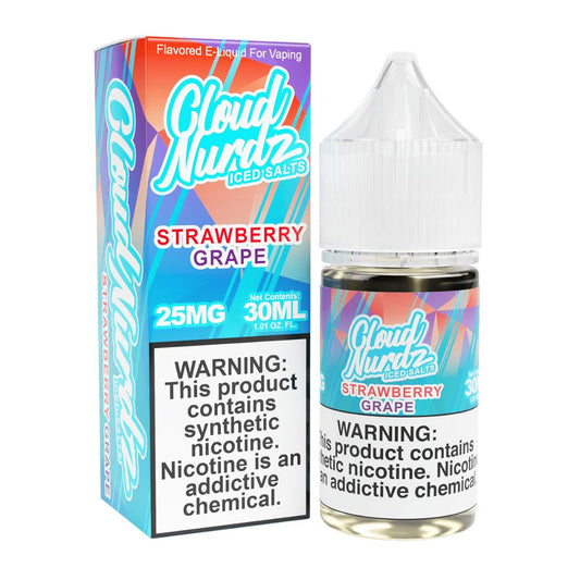 Cloud Nurdz Salt - Grape Strawberry Iced
