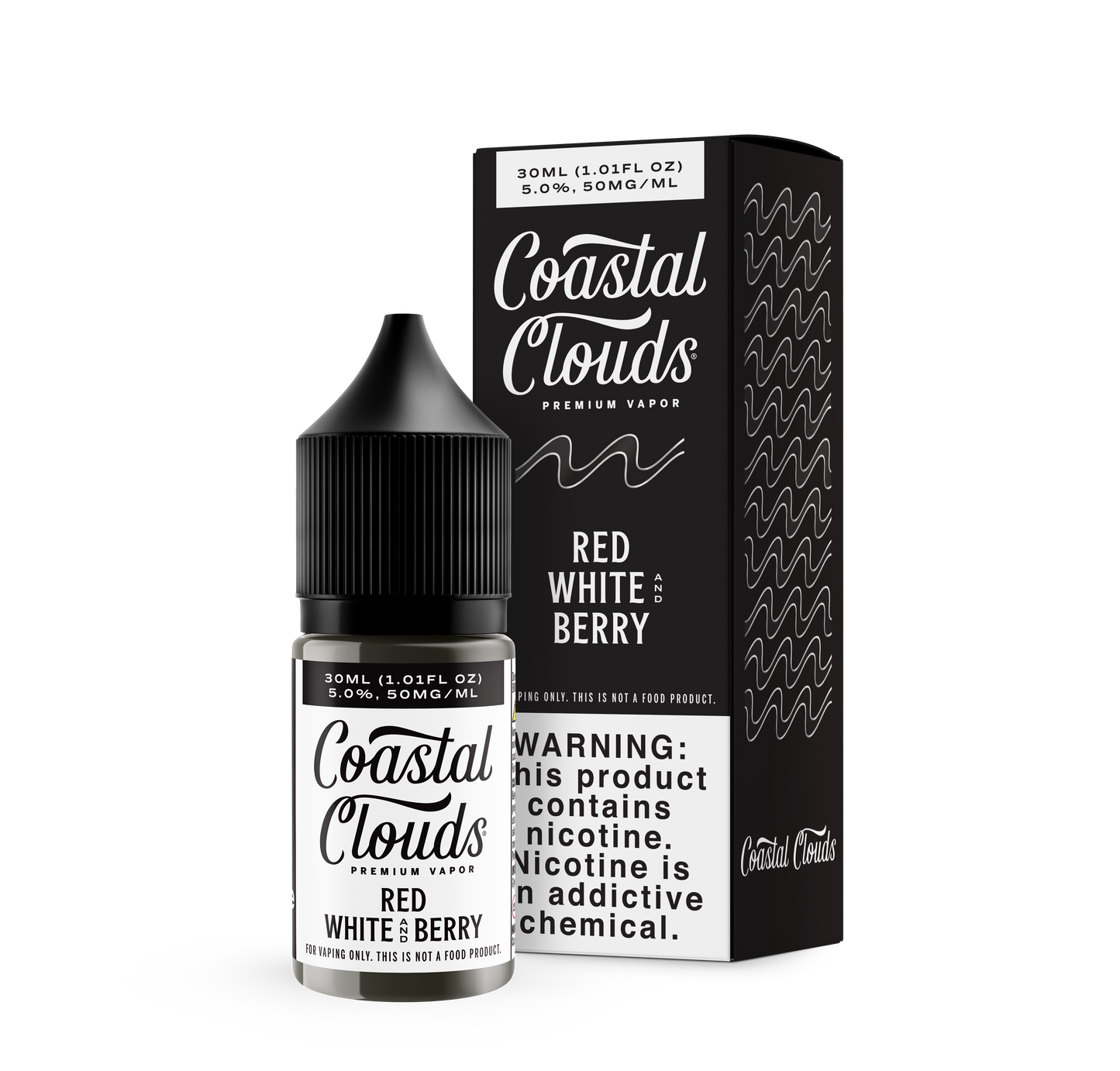 Coastal Clouds Salt - Red White and Berry