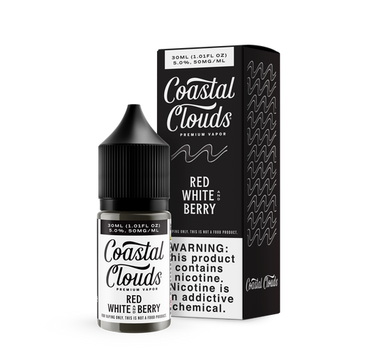 Coastal Clouds Salt - Red White and Berry