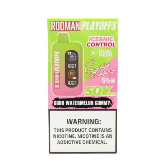Rodman Playoffs 50k Sour Watermelon Gummy