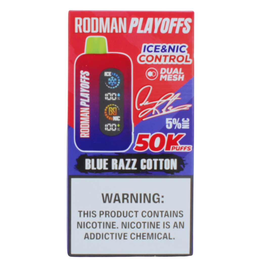 Rodman Playoffs 50k Blue Razz Cotton