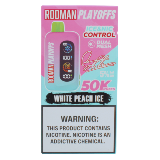 Rodman Playoffs 50k White peach Ice